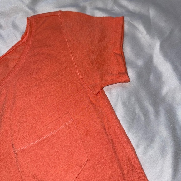 American Eagle Outfitters Orange Short Sleeve Tee Size Small - Picture 4 of 5